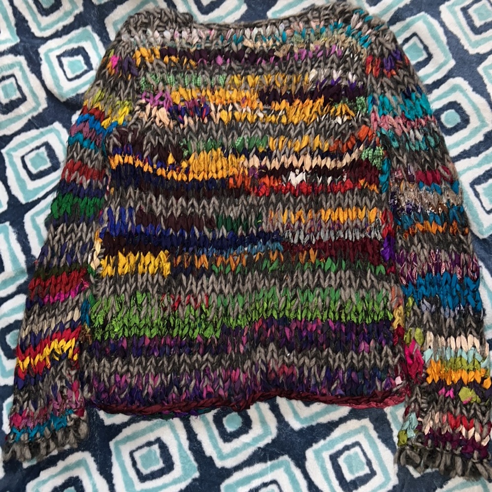Sparrow Colorful Cardigan - Picture 9 of 11